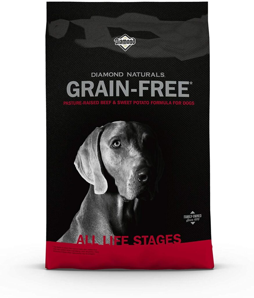 Diamond Naturals Grain Free Formulations Real Meat Protein Dry Dog Food for All Life Stages