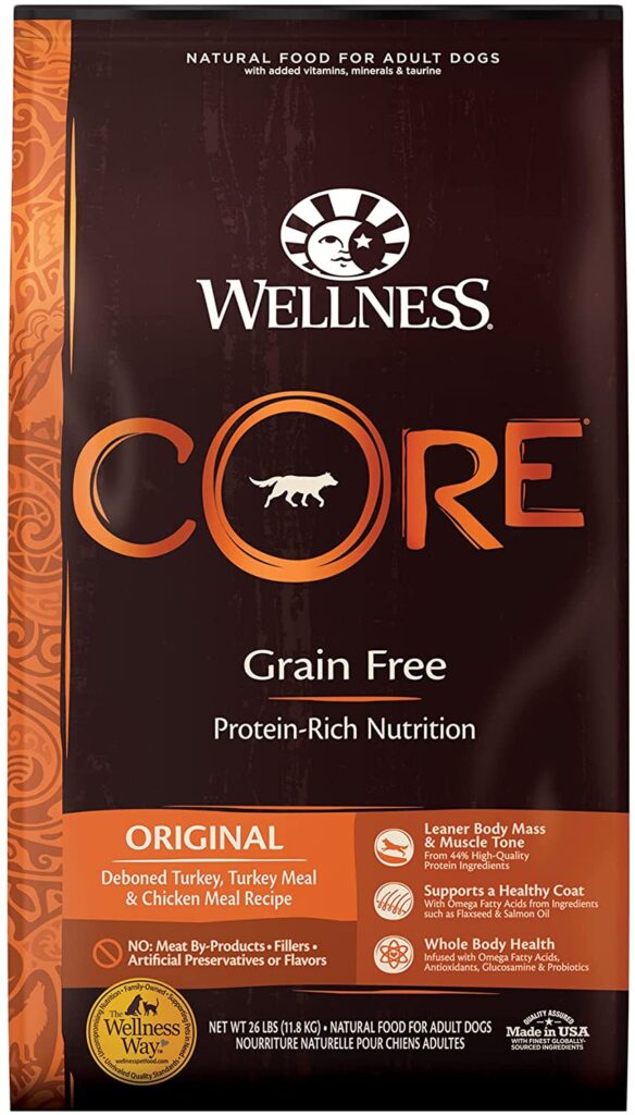 Wellness CORE Grain Free Dry Dog Food, High Protein Dog Food