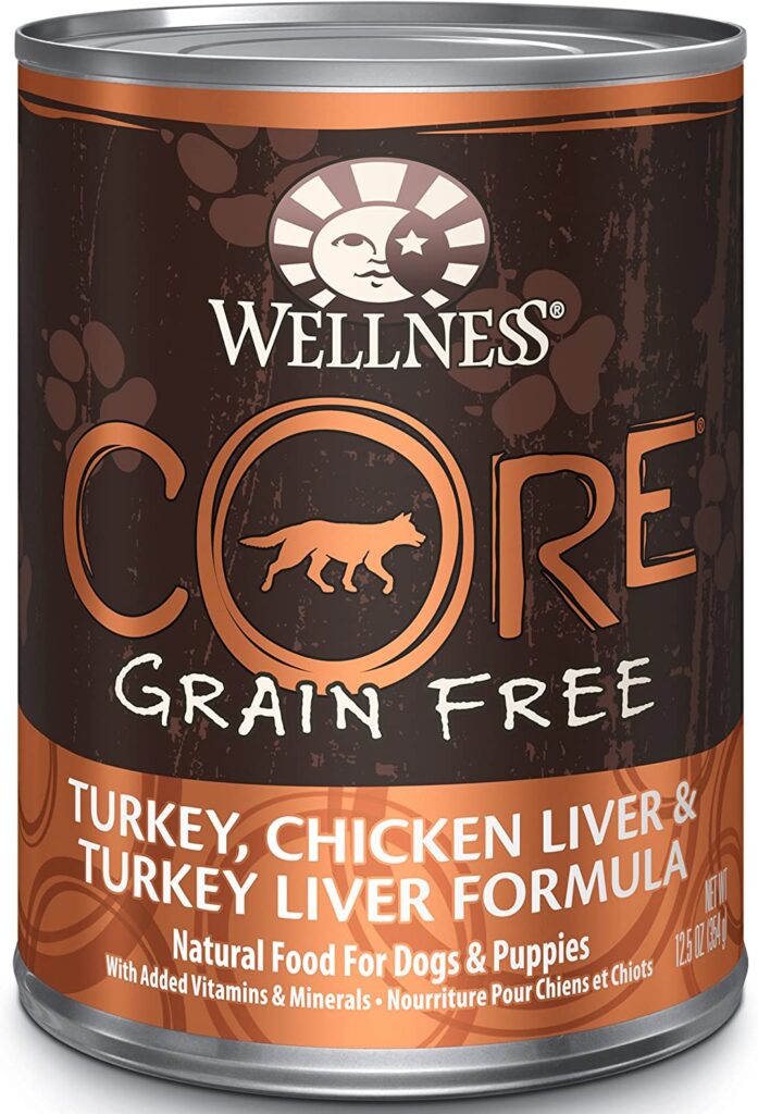 Wellness Core dog food Grain-free formula diet is also available in liquid form.