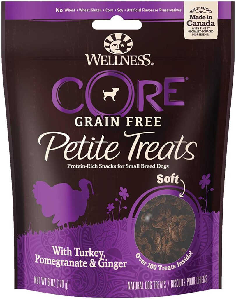 Wellness CORE Petite Treats Soft and Crunchy Dog Treats for Small Dogs