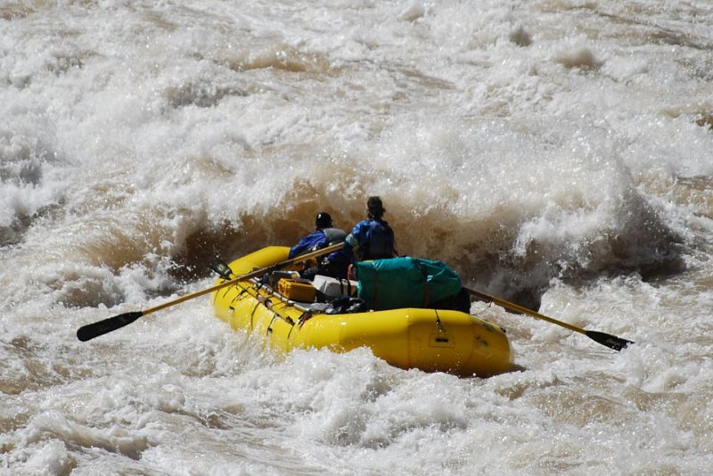 Go whitewater rafting around Tena