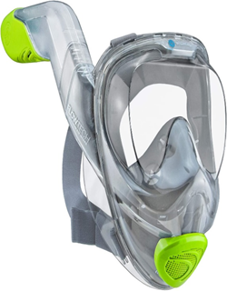 WILDHORN OUTFITTERS SEAVIEW 180° V2 BEST FULL FACE SNORKEL MASK